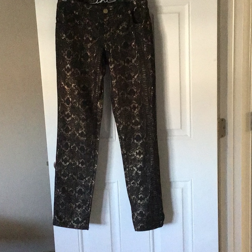 Gorgeous Black/Gold Jeans